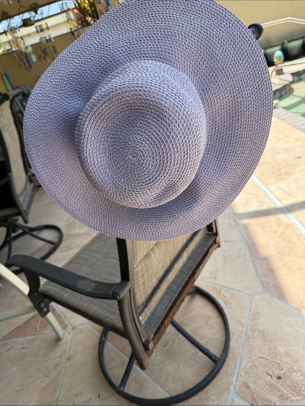 Wide-Brim Sun Hat - Lavender
